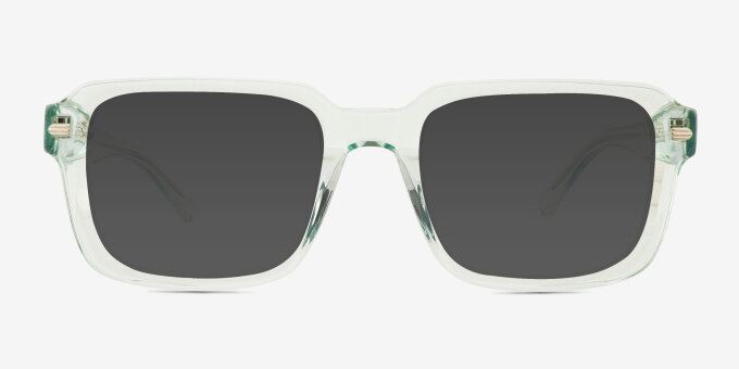 Wilder Clear Mint Alternative MaterialsEyeglass Frames from EyeBuyDirect, with Tinted Lenses