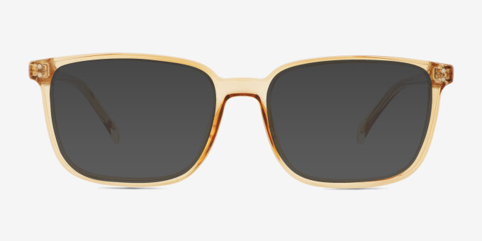 Zippity Light Yellow PlasticEyeglass Frames from EyeBuyDirect, with Tinted Lenses