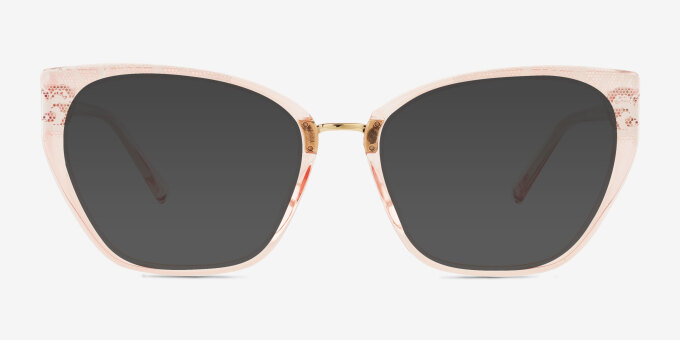 Lovelace Pink Alternative MaterialsEyeglass Frames from EyeBuyDirect, with Tinted Lenses