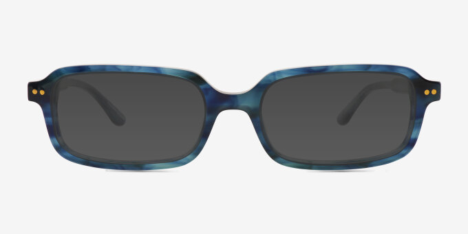 Hale Blue Floral Alternative MaterialsEyeglass Frames from EyeBuyDirect, with Tinted Lenses