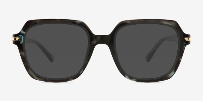 Marceau Blue Tortoise Alternative MaterialsEyeglass Frames from EyeBuyDirect, with Tinted Lenses