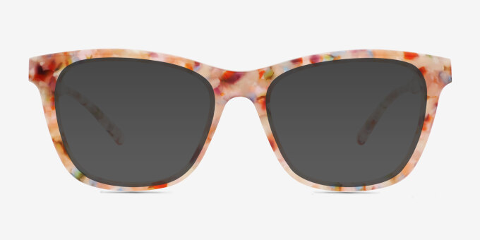 Moressa Pink Floral AcetateEyeglass Frames from EyeBuyDirect, with Tinted Lenses