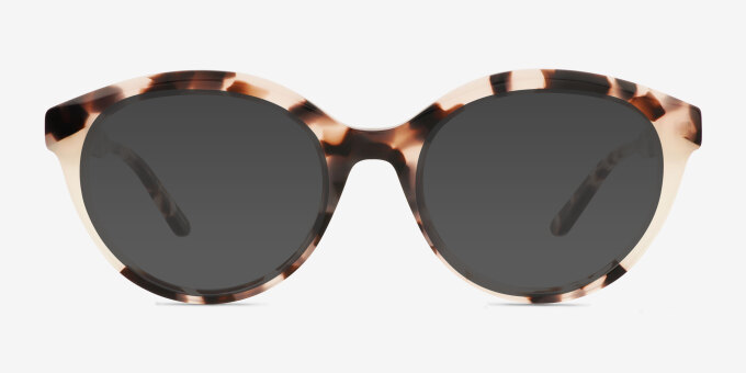 Caruso Ivory Tortoise Alternative MaterialsEyeglass Frames from EyeBuyDirect, with Tinted Lenses