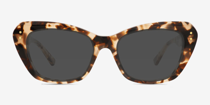 Yardley Ivory Tortoise Alternative MaterialsEyeglass Frames from EyeBuyDirect, with Tinted Lenses