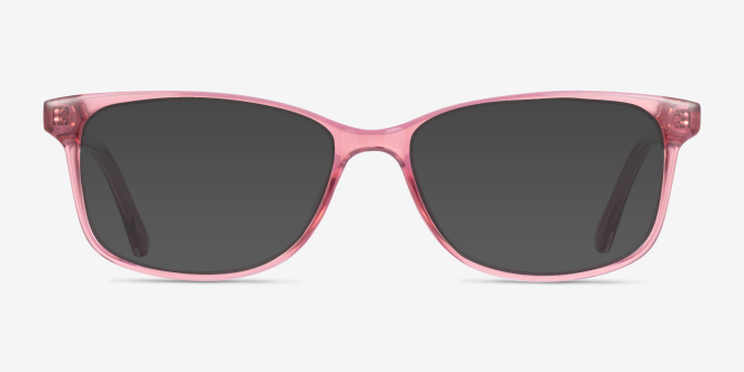 Abbie Pink PlasticEyeglass Frames from EyeBuyDirect, with Tinted Lenses
