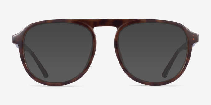 Brooklyn Écailles PlastiqueMontures de lunettes de vue d'EyeBuyDirect, Avec des Verres Teintés