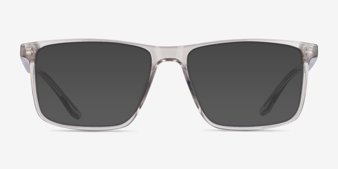 Corin Gray PlasticEyeglass Frames from EyeBuyDirect, with Tinted Lenses
