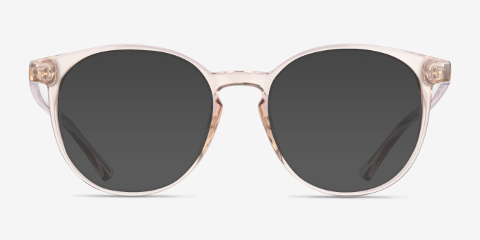 Crew Clear Brown PlasticEyeglass Frames from EyeBuyDirect, with Tinted Lenses