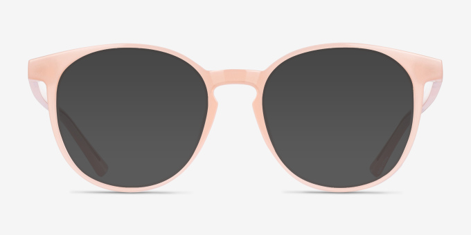 Crew Pink PlasticEyeglass Frames from EyeBuyDirect, with Tinted Lenses