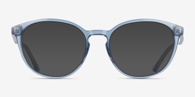 Dana Bleu PlastiqueMontures de lunettes de vue d'EyeBuyDirect, Avec des Verres Teintés