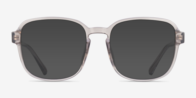 Danni Gray PlasticEyeglass Frames from EyeBuyDirect, with Tinted Lenses