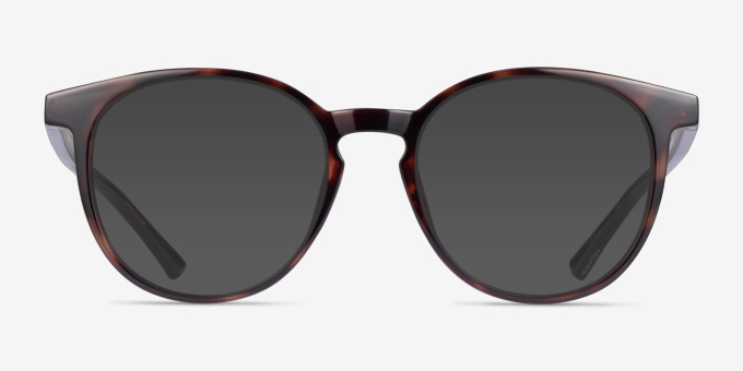 Crew Tortoise PlasticEyeglass Frames from EyeBuyDirect, with Tinted Lenses