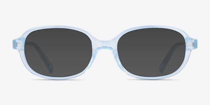 Elliot Bleu Matériaux biosourcésMontures de lunettes de vue d'EyeBuyDirect, Avec des Verres Teintés