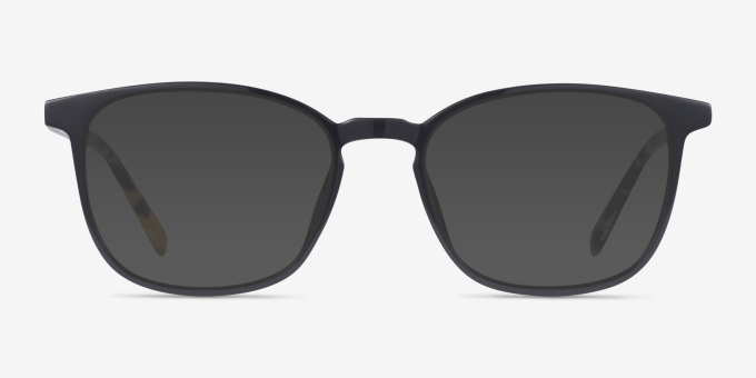 Eric Black PlasticEyeglass Frames from EyeBuyDirect, with Tinted Lenses