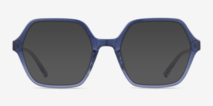 Emerson Gradient Blue PlastiqueMontures de lunettes de vue d'EyeBuyDirect, Avec des Verres Teintés
