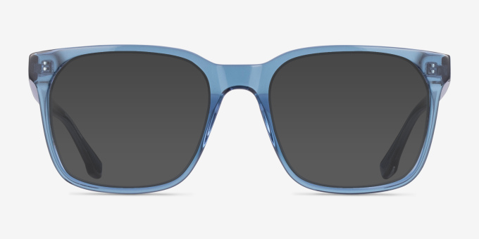 Lance Clear Blue Matériaux biosourcésMontures de lunettes de vue d'EyeBuyDirect, Avec des Verres Teintés