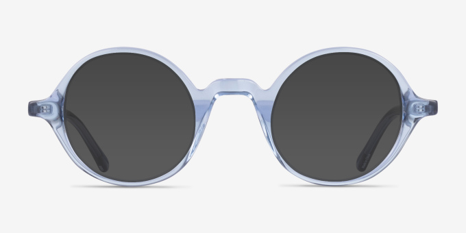 Neptune Clear Blue AcétateMontures de lunettes de vue d'EyeBuyDirect, Avec des Verres Teintés