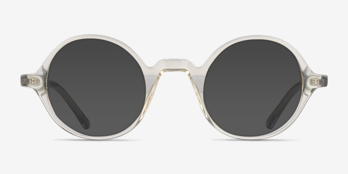 Neptune Clear Green AcetateEyeglass Frames from EyeBuyDirect, with Tinted Lenses