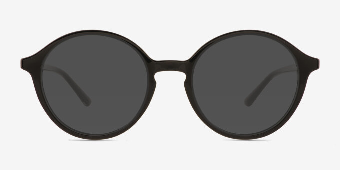 Alvin Black PlasticEyeglass Frames from EyeBuyDirect, with Tinted Lenses