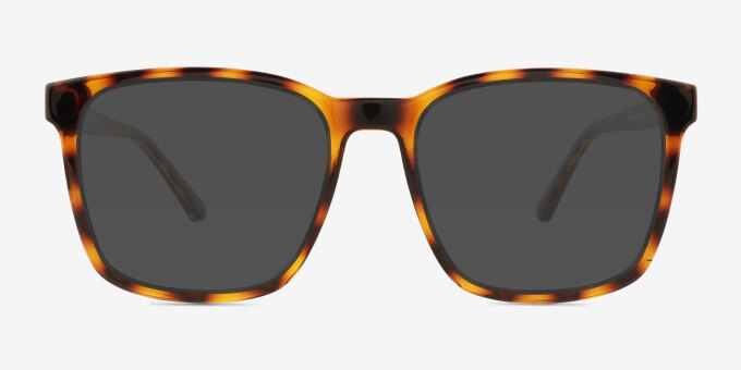 Anders Tortoise PlasticEyeglass Frames from EyeBuyDirect, with Tinted Lenses