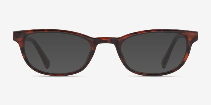 Arty Tortoise PlasticEyeglass Frames from EyeBuyDirect, with Tinted Lenses