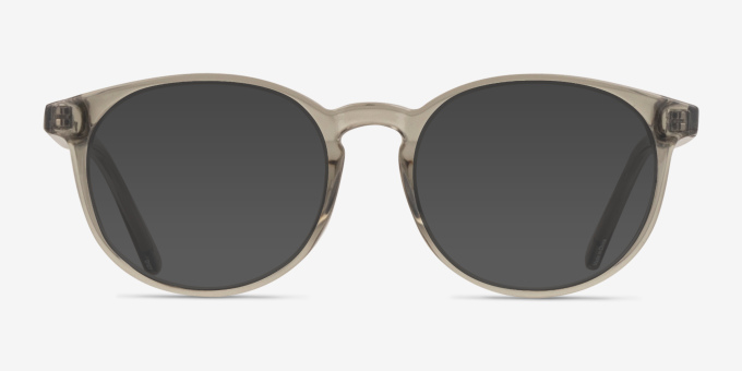 Bubbles Gray PlasticEyeglass Frames from EyeBuyDirect, with Tinted Lenses
