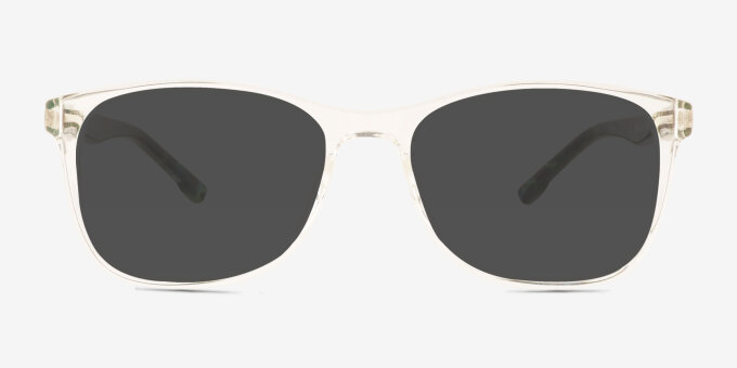 Hayden Transparent PlastiqueMontures de lunettes de vue d'EyeBuyDirect, Avec des Verres Teintés