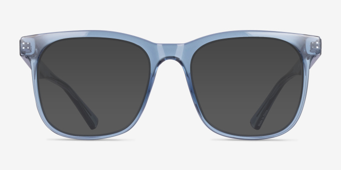 Rowen Clear Blue PlastiqueMontures de lunettes de vue d'EyeBuyDirect, Avec des Verres Teintés