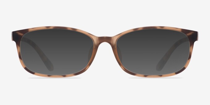 Sutherlin Tortoise PlasticEyeglass Frames from EyeBuyDirect, with Tinted Lenses