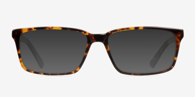 Denny Brown & Tortoise AcetateEyeglass Frames from EyeBuyDirect, with Tinted Lenses