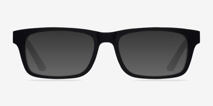 Emory Black AcetateEyeglass Frames from EyeBuyDirect, with Tinted Lenses