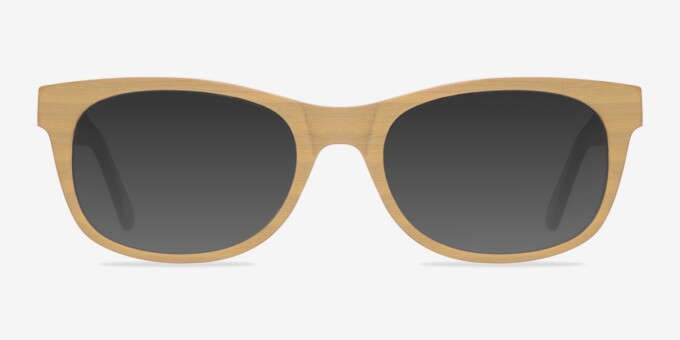 Panama Wood AcetateEyeglass Frames from EyeBuyDirect, with Tinted Lenses