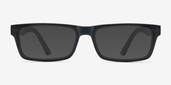 Cambridge Black AcetateEyeglass Frames from EyeBuyDirect, with Tinted Lenses
