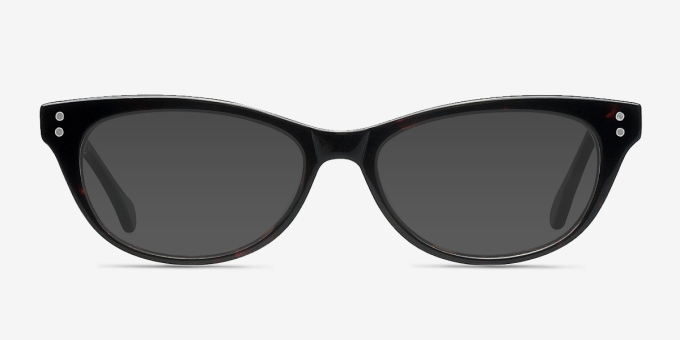 Monica Brown & Tortoise AcetateEyeglass Frames from EyeBuyDirect, with Tinted Lenses