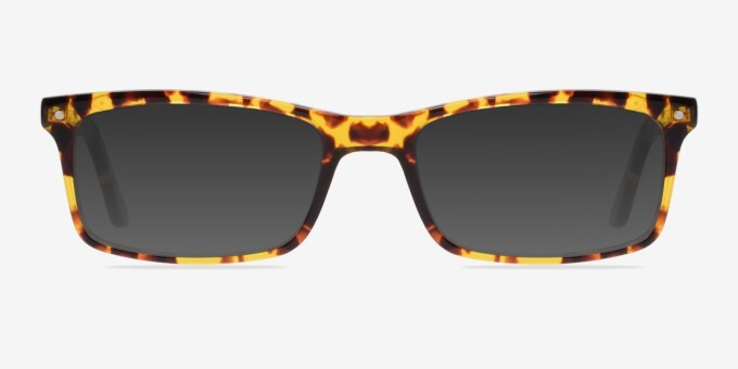 Mandi Tortoise AcetateEyeglass Frames from EyeBuyDirect, with Tinted Lenses