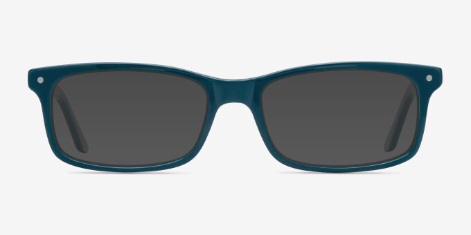 Mandi Teal AcétateMontures de lunettes de vue d'EyeBuyDirect, Avec des Verres Teintés