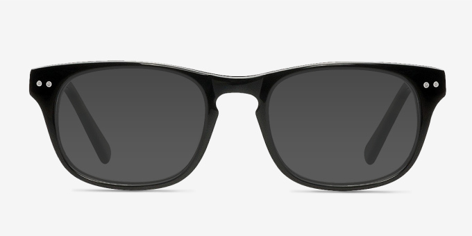 Carla Black AcetateEyeglass Frames from EyeBuyDirect, with Tinted Lenses