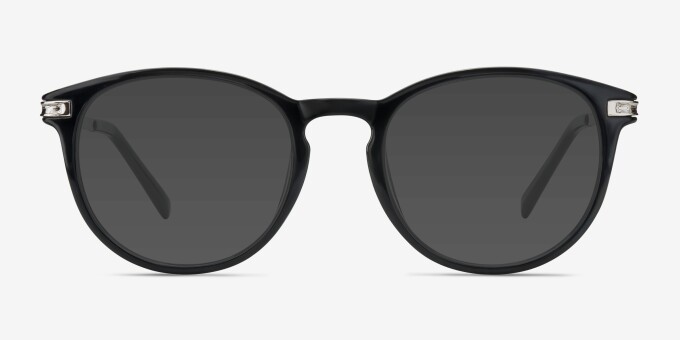 Daphne Black Plastic, MetalEyeglass Frames from EyeBuyDirect, with Tinted Lenses