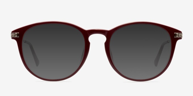 Muse Red Plastic, MetalEyeglass Frames from EyeBuyDirect, with Tinted Lenses