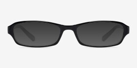 Adept  Black  Plastique Montures de lunettes de vue d'EyeBuyDirect, with Tinted Lenses