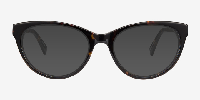 Her Tortoise Acetate, MetalEyeglass Frames from EyeBuyDirect, with Tinted Lenses