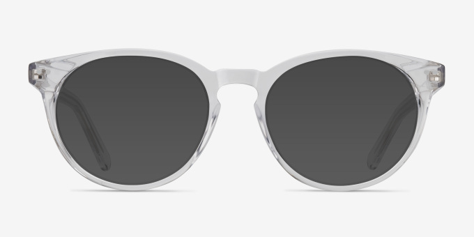 Morning Clear AcetateEyeglass Frames from EyeBuyDirect, with Tinted Lenses