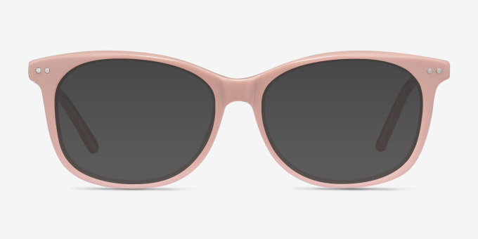 Brittany Pink AcetateEyeglass Frames from EyeBuyDirect, with Tinted Lenses