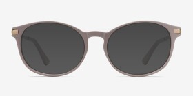 New Bedford Faded Rose Acétate Montures de lunettes de vue d'EyeBuyDirect, with Tinted Lenses