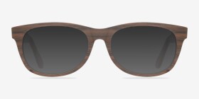 Panama Brown/Striped Acétate Montures de lunettes de vue d'EyeBuyDirect, with Tinted Lenses