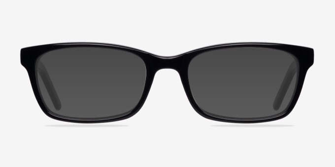 Mesquite Black AcetateEyeglass Frames from EyeBuyDirect, with Tinted Lenses