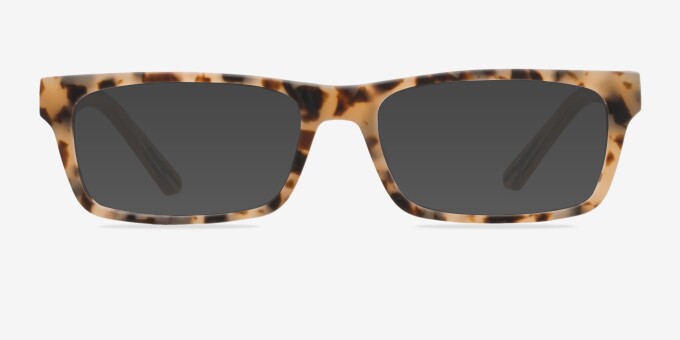 Cambridge Matte Tortoise AcetateEyeglass Frames from EyeBuyDirect, with Tinted Lenses