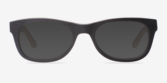 Little Panama Black AcetateEyeglass Frames from EyeBuyDirect, with Tinted Lenses