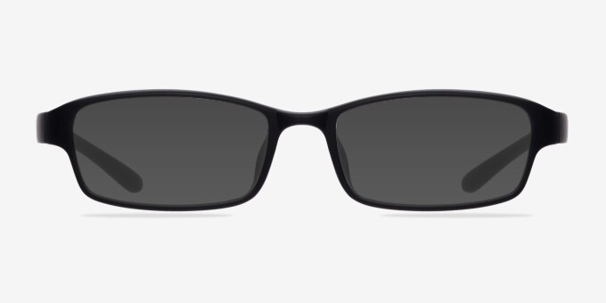 Little Preston Noir PlastiqueMontures de lunettes de vue d'EyeBuyDirect, Avec des Verres Teintés