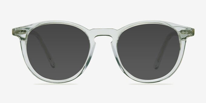 Prism Clear AcetateEyeglass Frames from EyeBuyDirect, with Tinted Lenses
